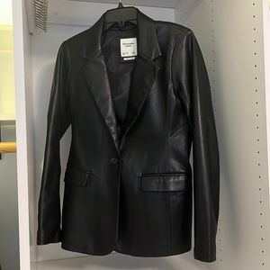 Brand new Abercrombie Leather Blazer
